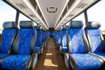 Coral Springs Charter Bus Inside