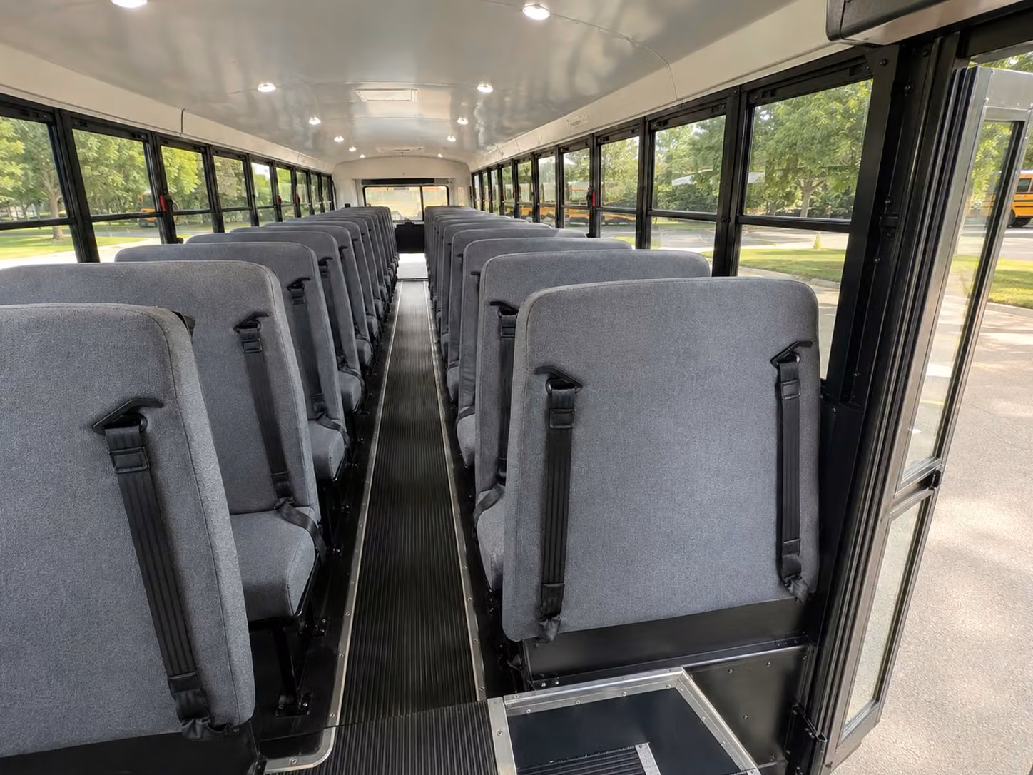 school bus interior